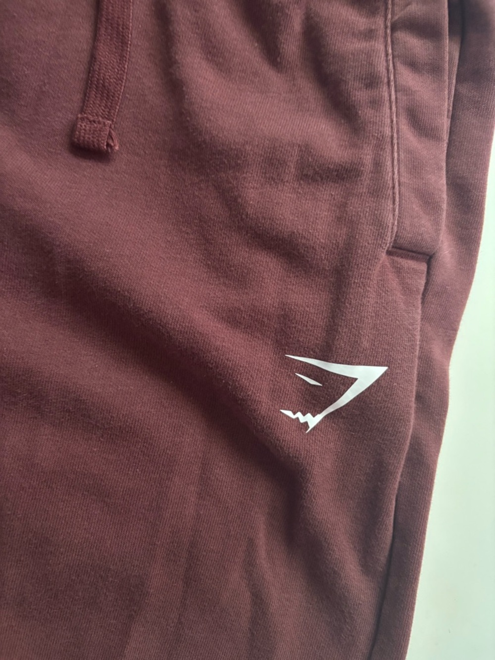 Gymshark Essential Oversized Joggers Cherry Brown S - Picture 4 of 7